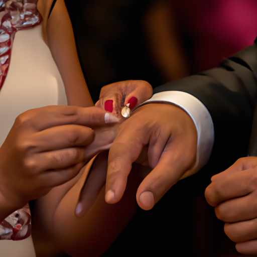 1. תמונה של זוג מחליף טבעות בחתונה אזרחית קפריסאית, לוכדת את רגע המחויבות.